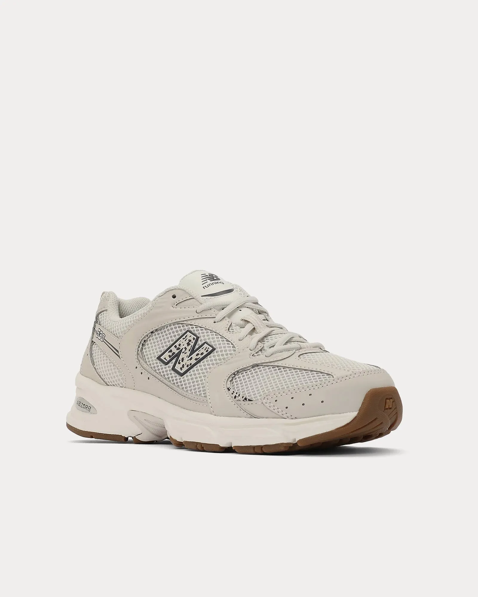 530 Moonbeam / Sea Salt / Black Low Top Sneakers