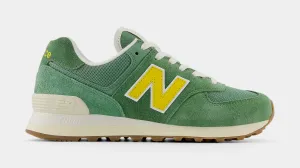 574 Womens Running Shoes (Mallard Green/Yellow)