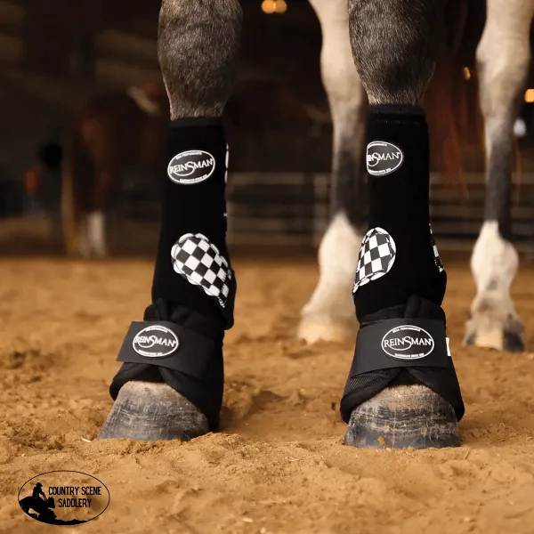 APEX SPORT BOOTS - BLACK CHECKERED