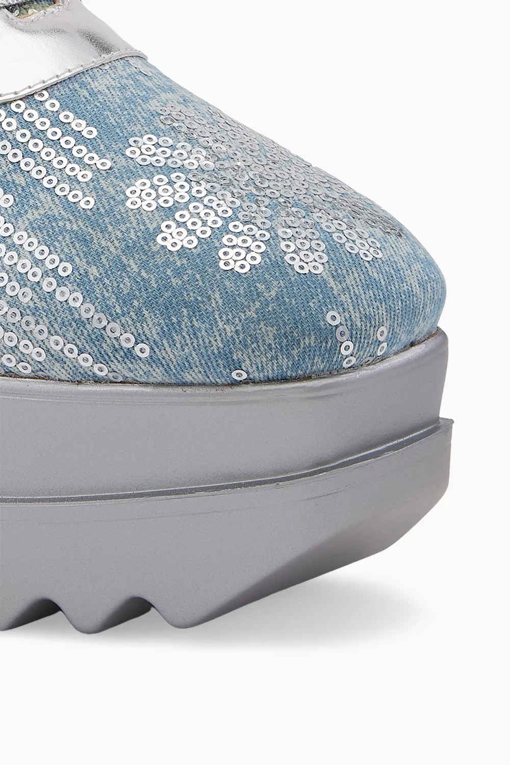 Blue Moon Wedge Sneakers