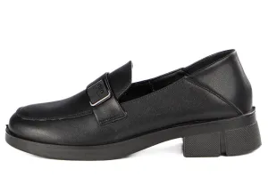 BONAVI 32R3-34 Strap Loafers w Lug Heel