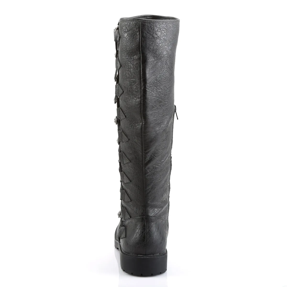 Button Lace-up Men's Knee Boots GOTHAM-109