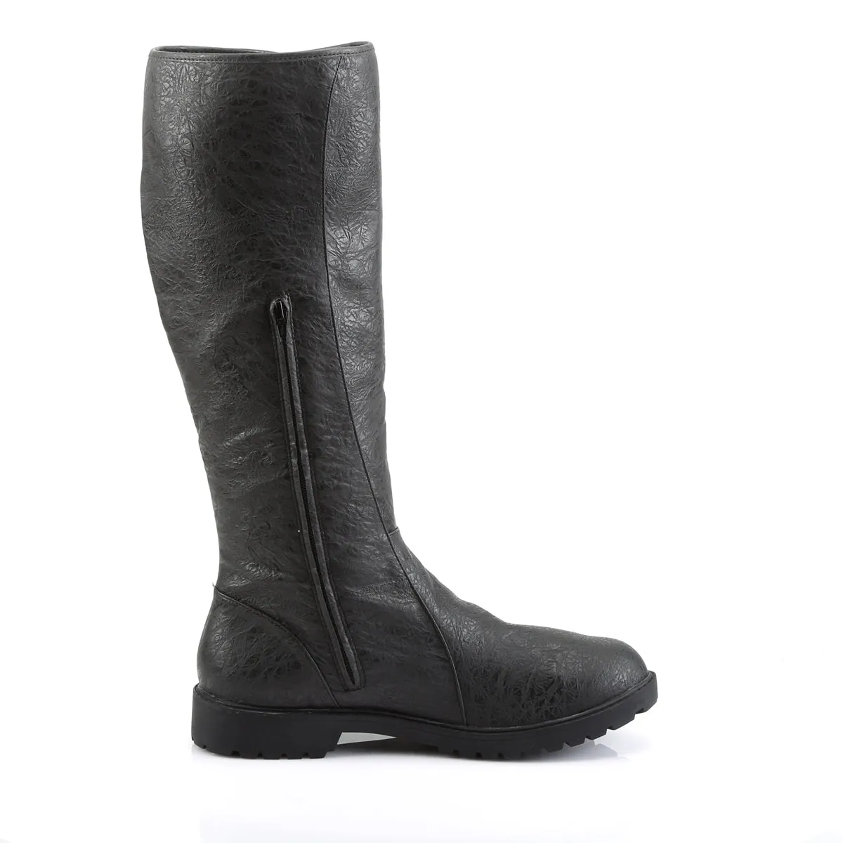 Button Lace-up Men's Knee Boots GOTHAM-109