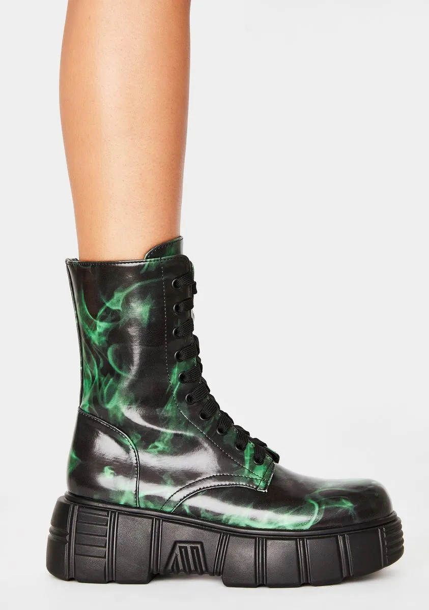 Cash To Burn Combat Boots