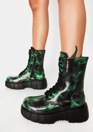 Cash To Burn Combat Boots