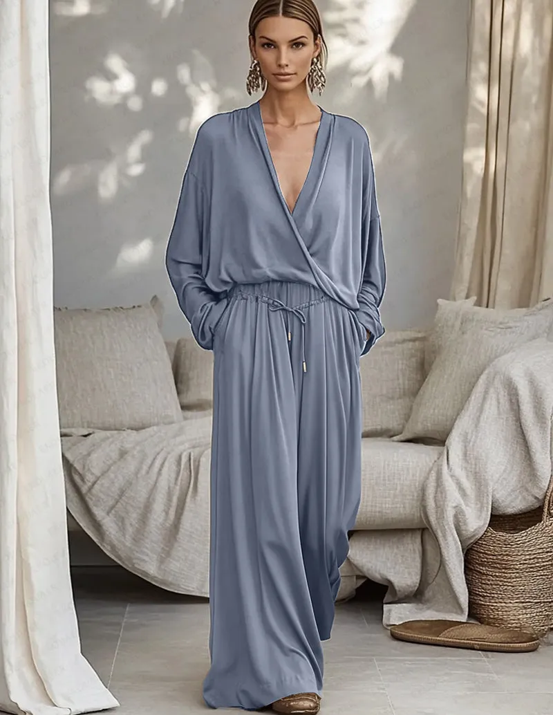 Casual Refined Flowing 2-Piece Set