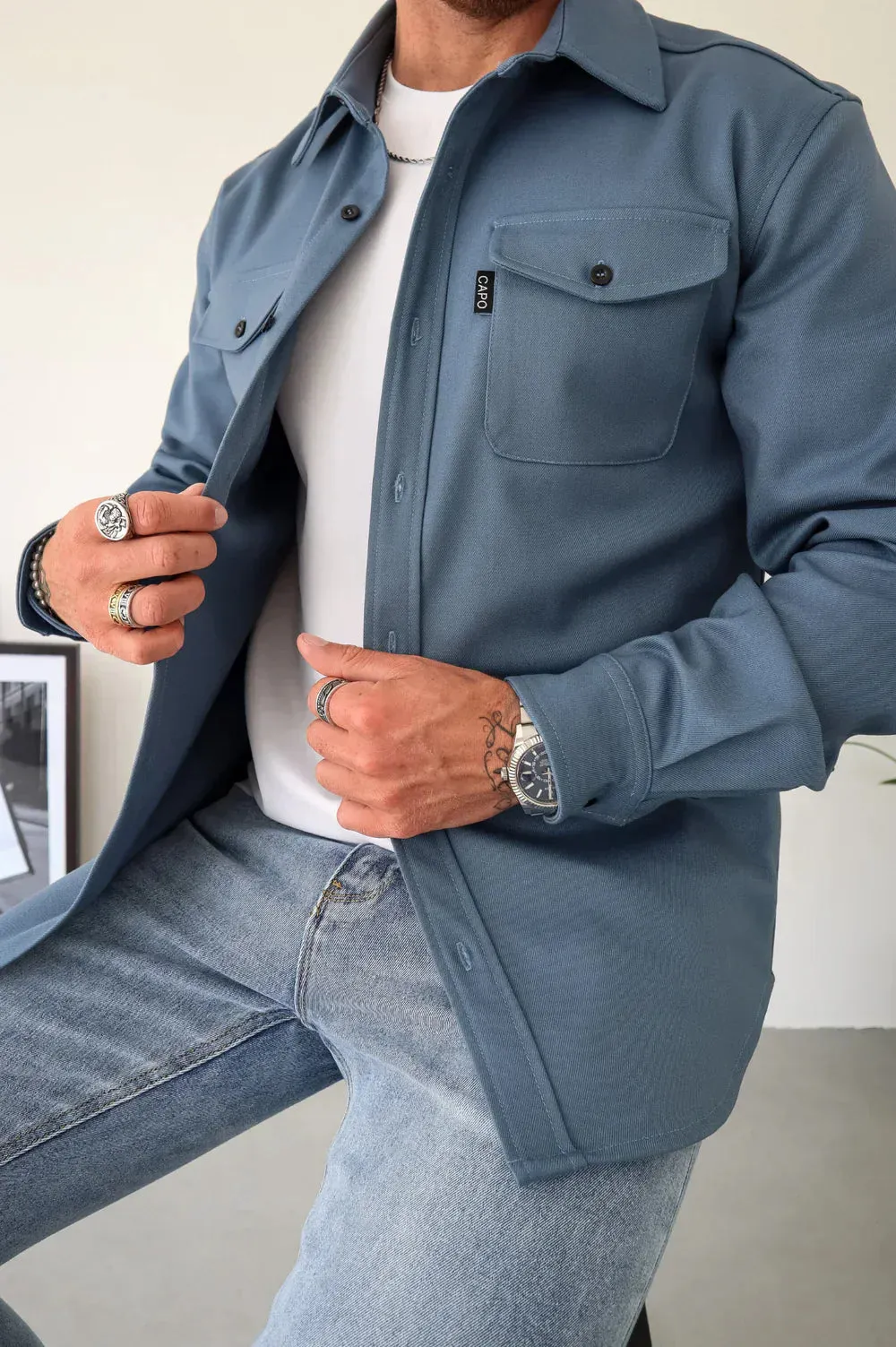 CELESTE - REFINED OVERSHIRT