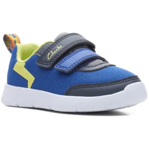 Clarks Boys Trainer Ath Yell T Blue Combi