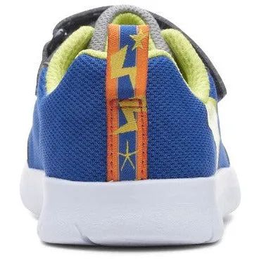 Clarks Boys Trainer Ath Yell T Blue Combi
