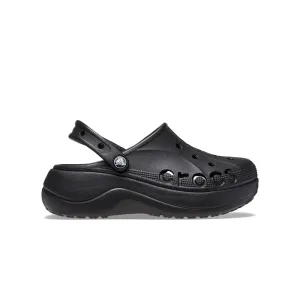 Crocs Baya Platform Clogs - BLK