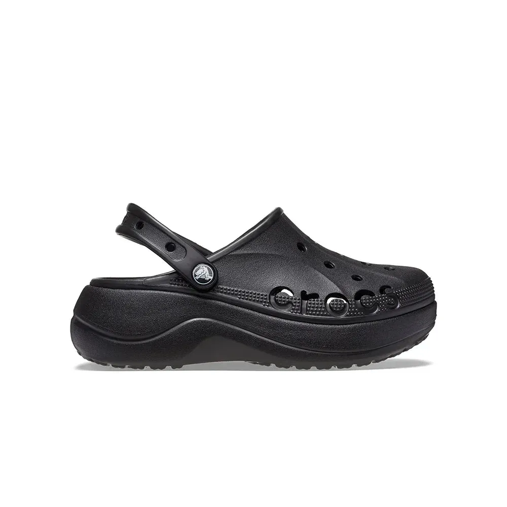 Crocs Baya Platform Clogs - BLK