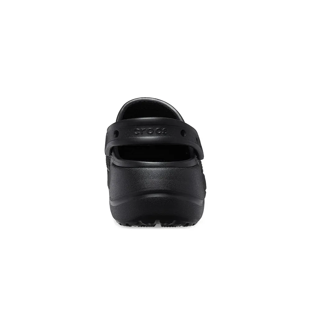 Crocs Baya Platform Clogs - BLK