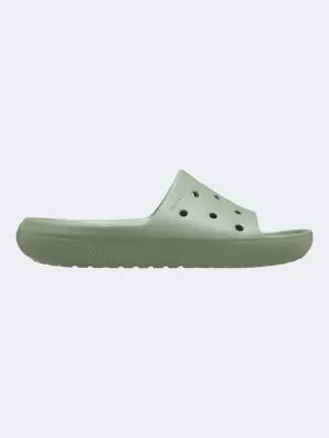 Crocs Classic V2 Unisex Lifestyle Slippers Moss