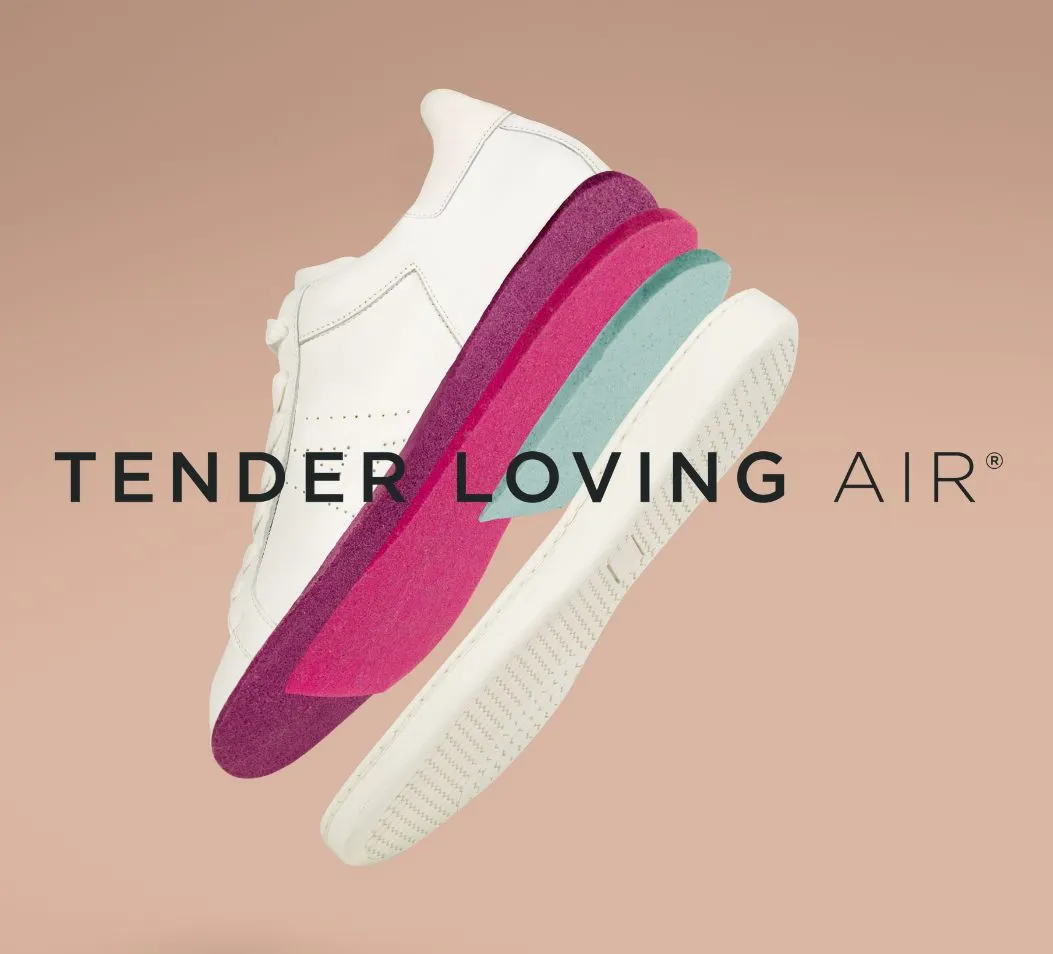 Cru: Navy Velvet Trainers