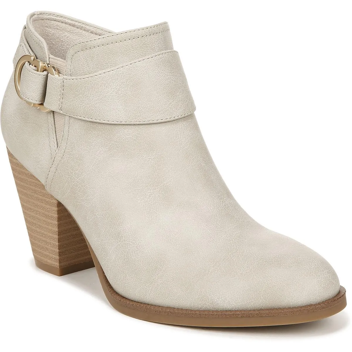 Dr. Scholl's Shoes Womens Kickstart Faux Leather Comfort Booties