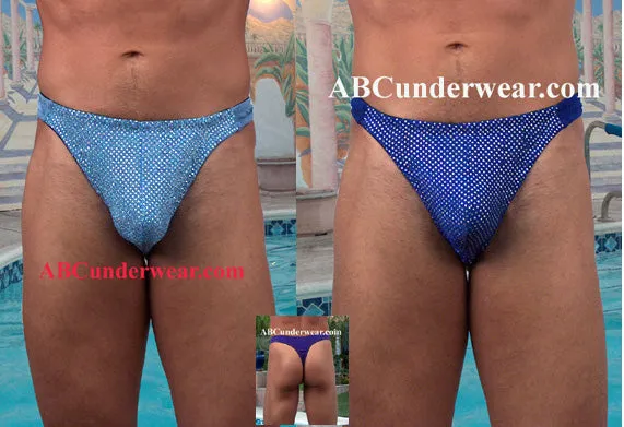 Elegant and Refined Men's Thong with a Touch of Sparkle