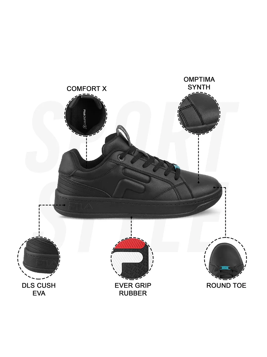 Fila Womens Arche Black Sneakers