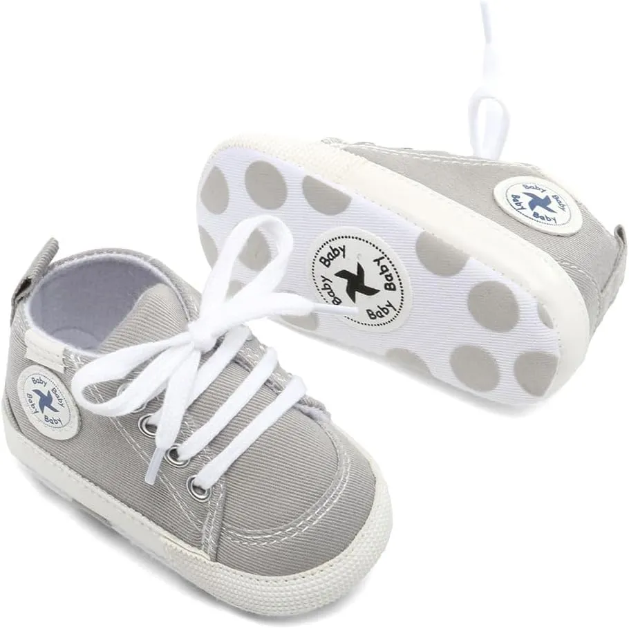 First Walkers High-Top Canvas Denim Infants Shoes