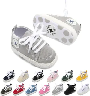 First Walkers High-Top Canvas Denim Infants Shoes