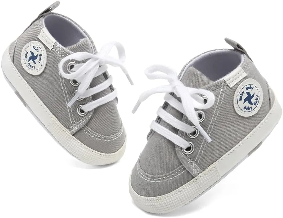 First Walkers High-Top Canvas Denim Infants Shoes
