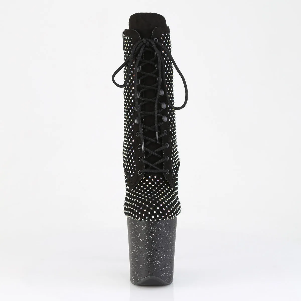 FLAMINGO-1020RM Glitter Platform Ankle boots