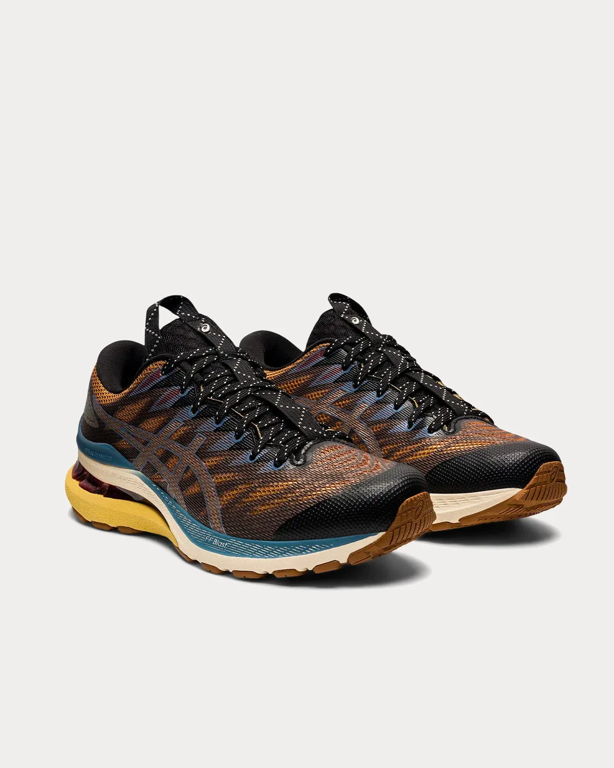 FN3-S Gel-Kayano 28 Anthracite / Antique Gold Running Shoes