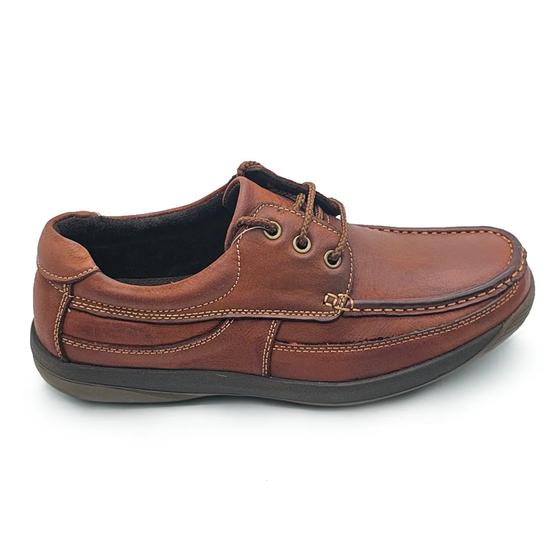 Genuine Leather Lace Up Comfort Shoes