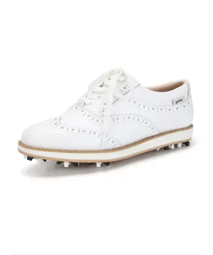 Giclee Unisex Classy Comfort Leather Golf Shoes - White
