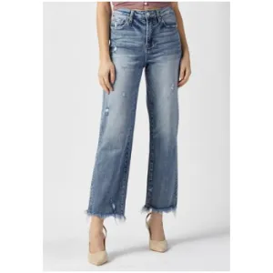 High Rise Straight Jeans
