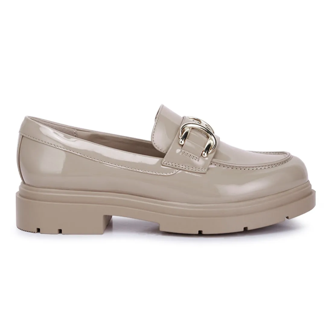 Horsebit Embellished Platform Loafers