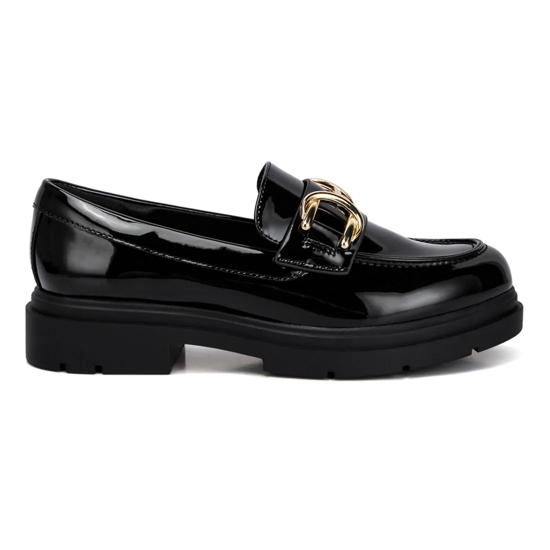 Horsebit Embellished Platform Loafers