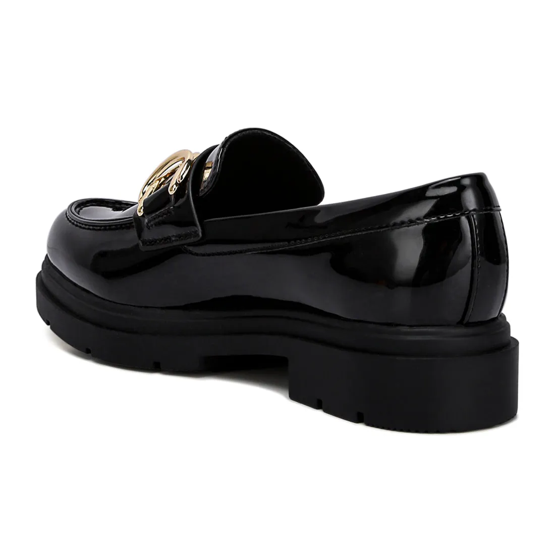 Horsebit Embellished Platform Loafers
