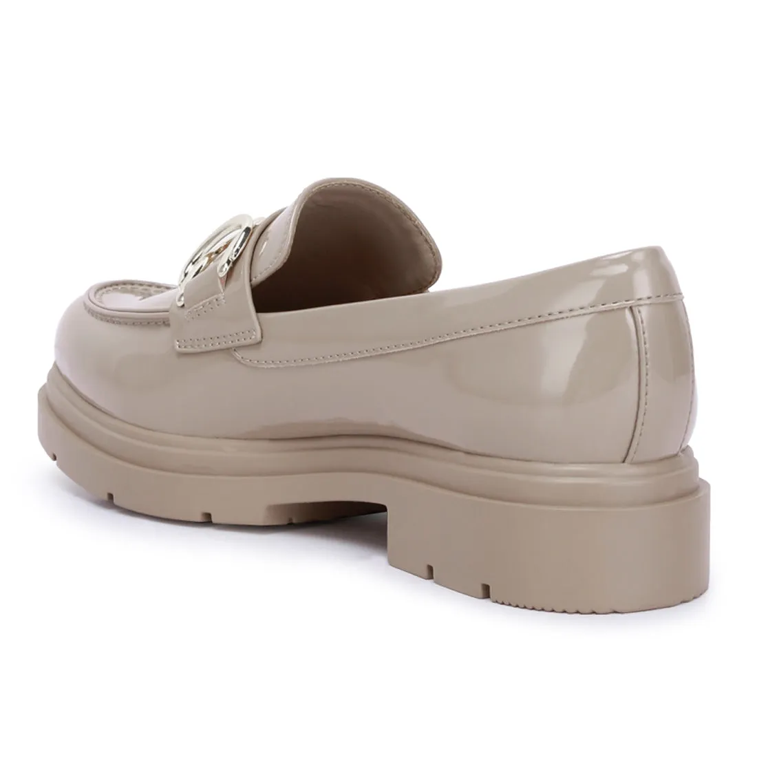 Horsebit Embellished Platform Loafers
