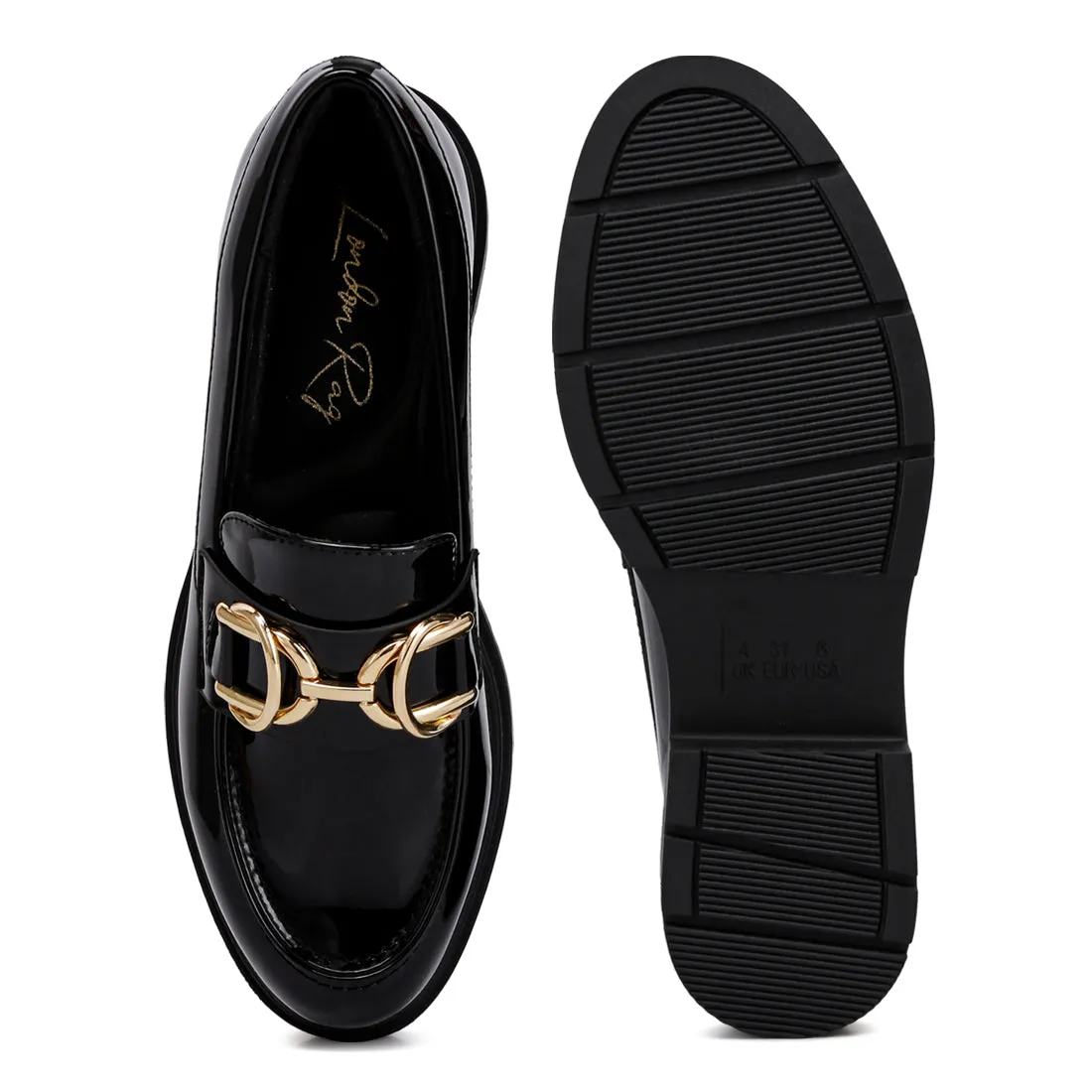 Horsebit Embellished Platform Loafers