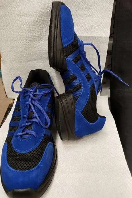 Jao -- Split Sole Sueded Dancesneaker -- Royal Blue/Black
