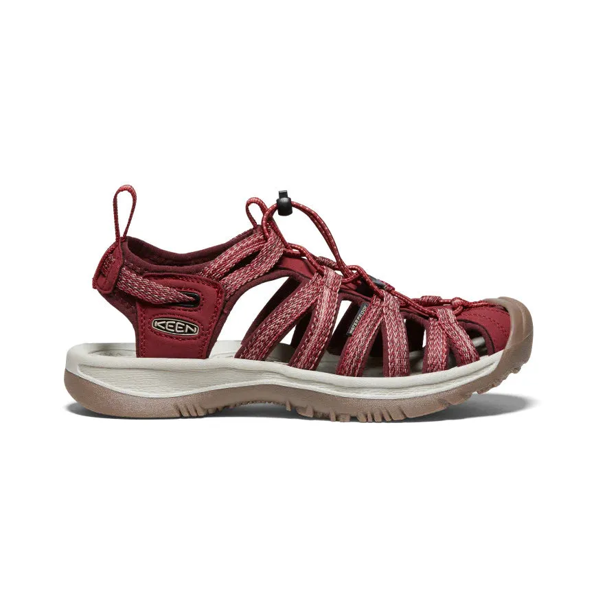 Keen Women's Whisper Sandal - Red Dahlia