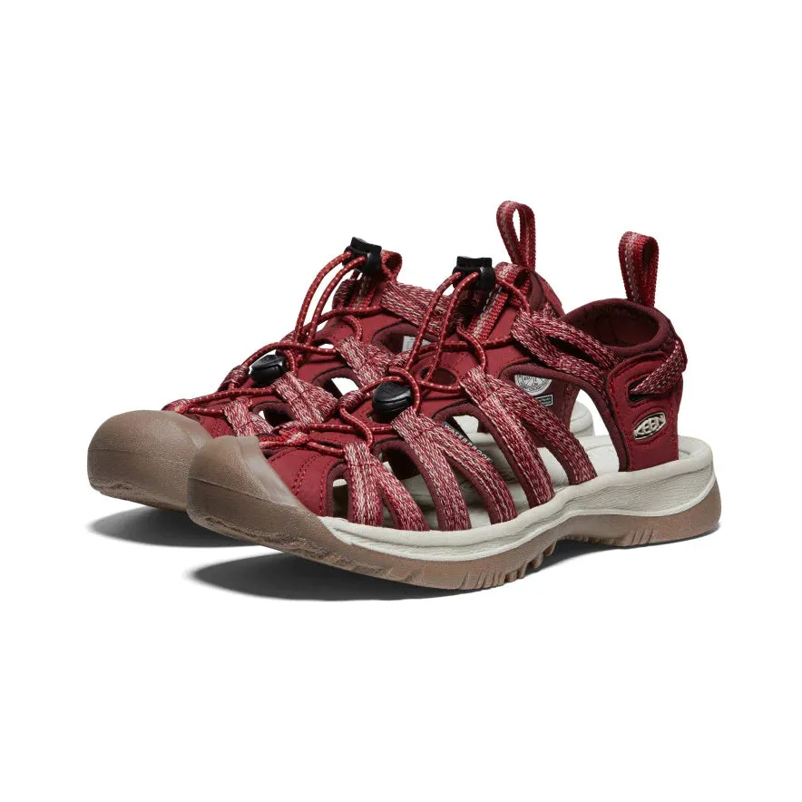 Keen Women's Whisper Sandal - Red Dahlia