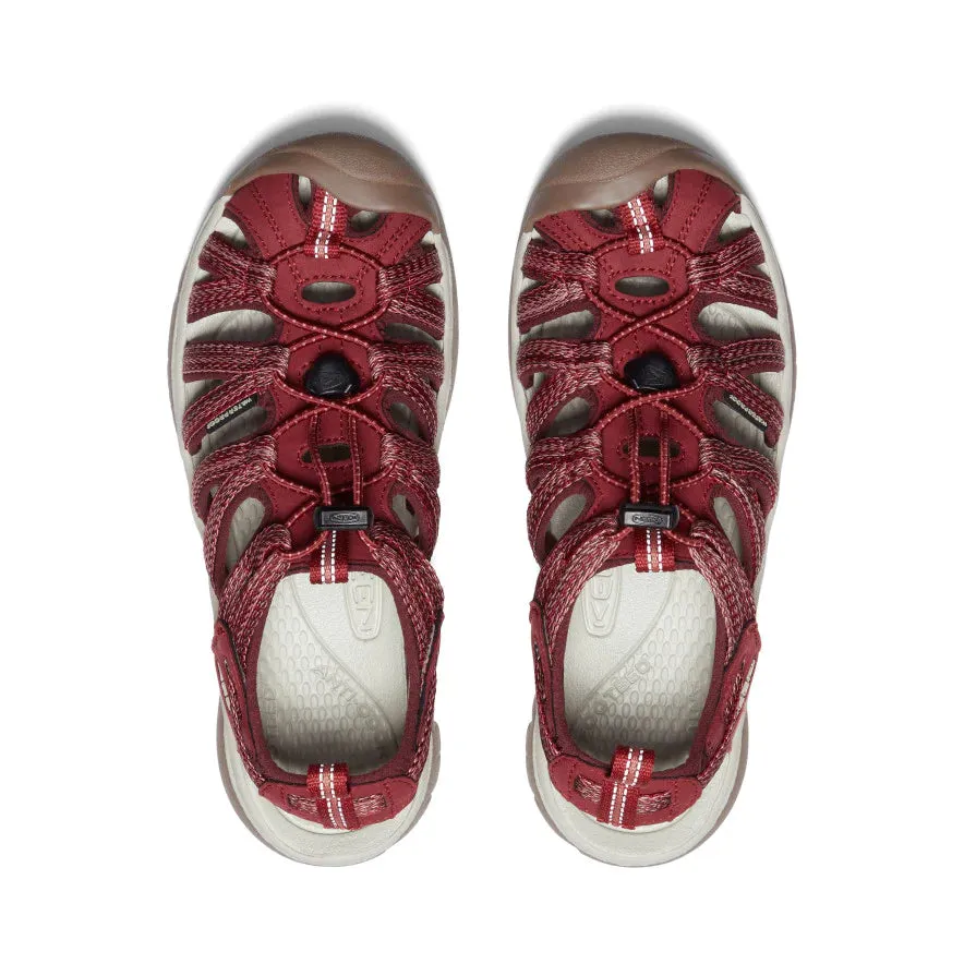 Keen Women's Whisper Sandal - Red Dahlia