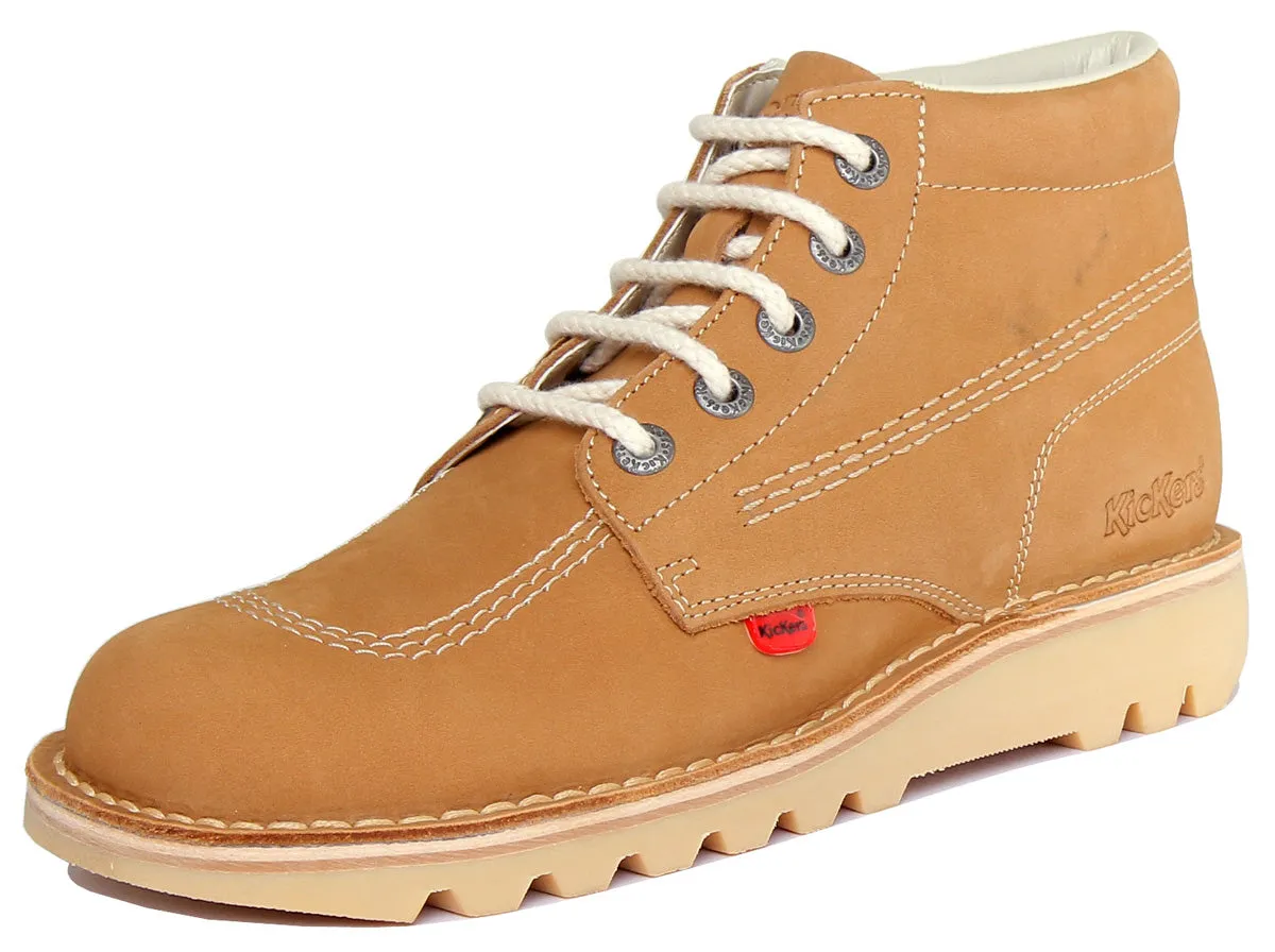 Kickers Kick Hi M In Tan in Adults UK Size 6.5 - 12