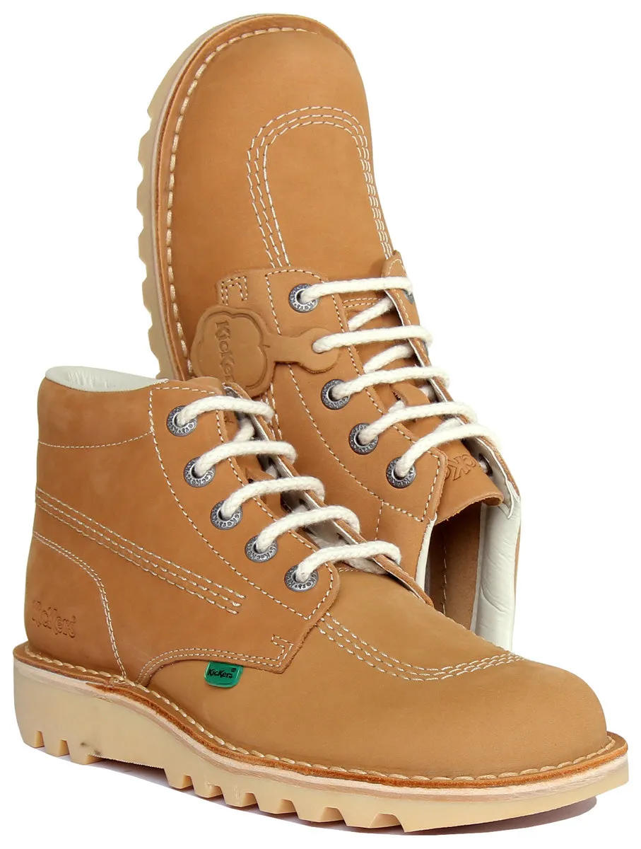 Kickers Kick Hi M In Tan in Adults UK Size 6.5 - 12