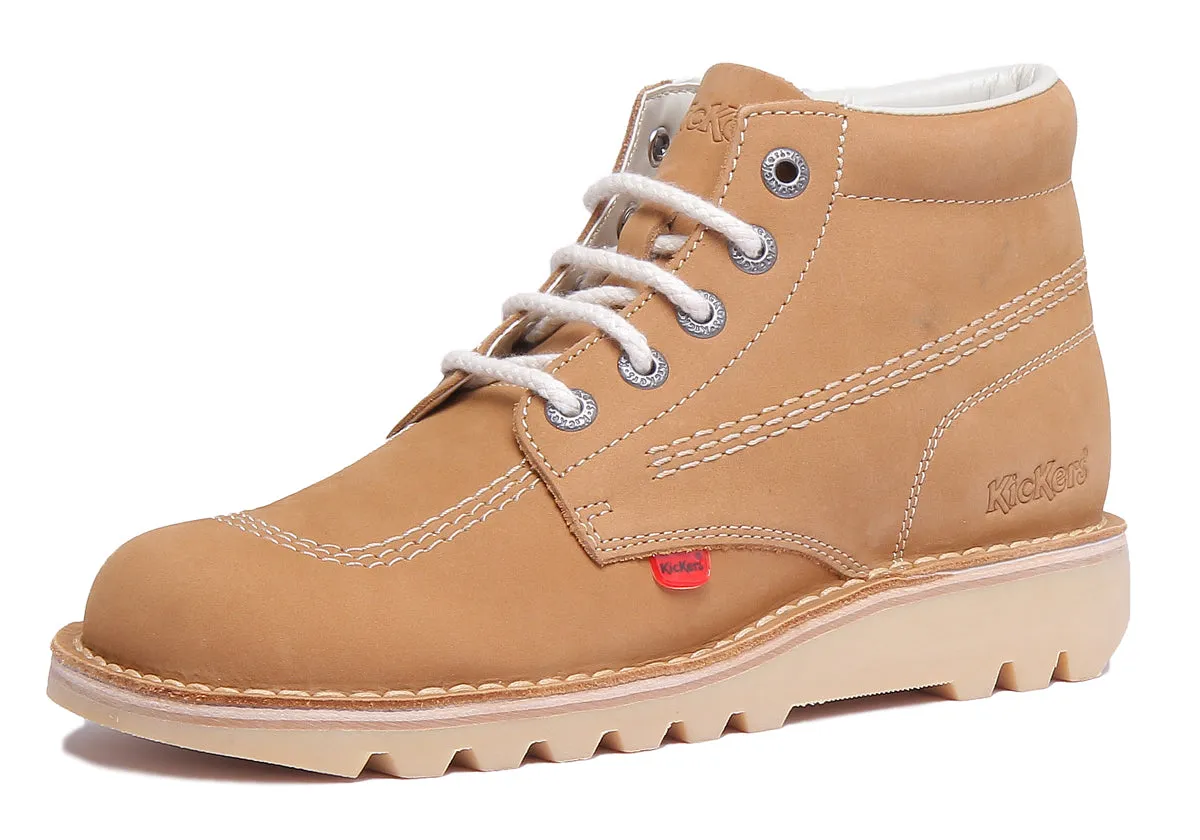 Kickers Kick Hi M In Tan in Adults UK Size 6.5 - 12