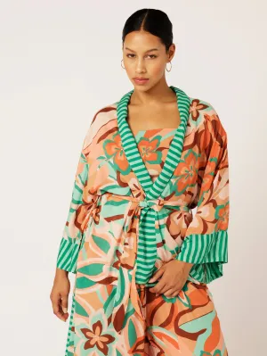 Kimono Shirt | Island Coral
