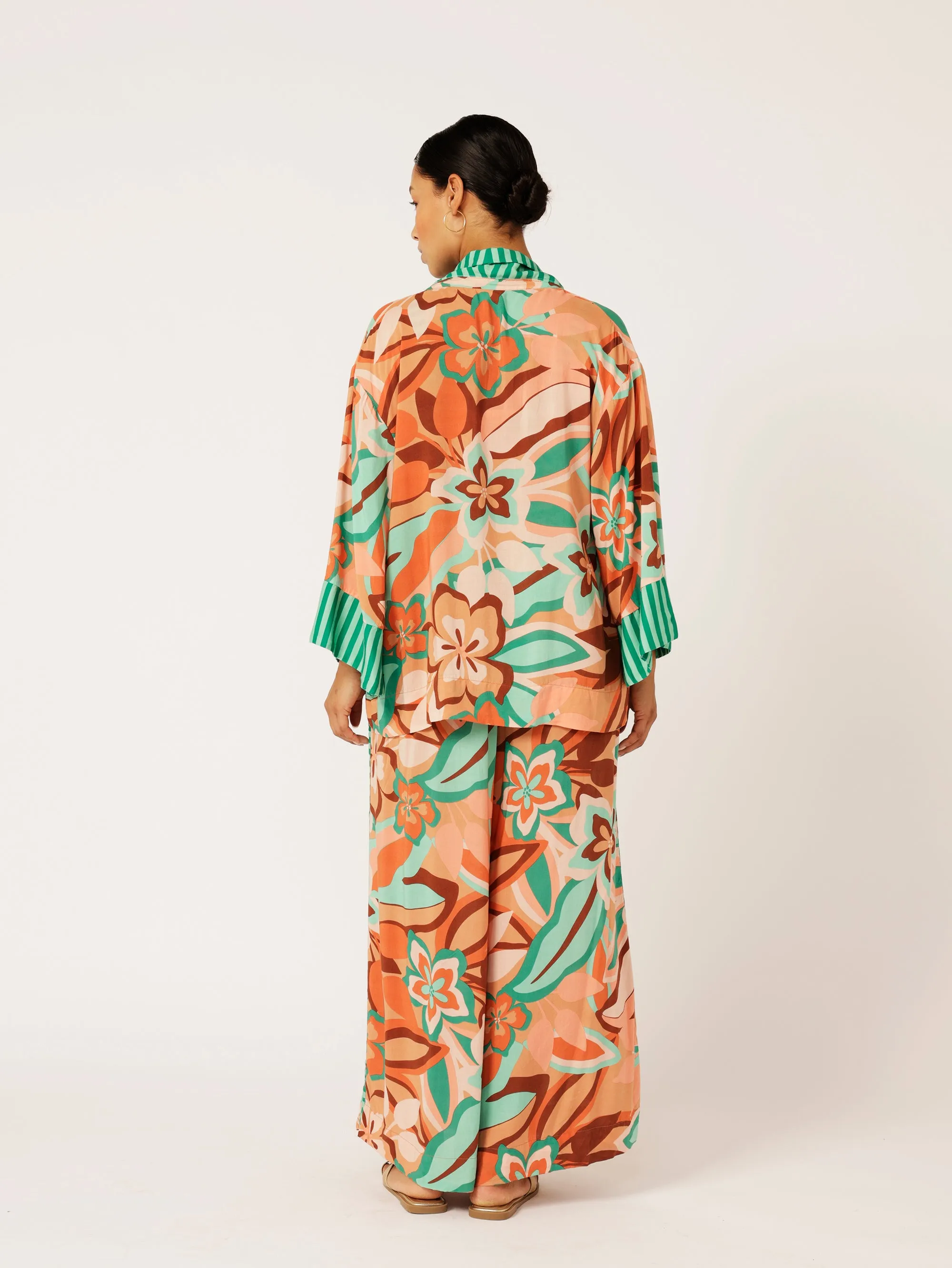 Kimono Shirt | Island Coral