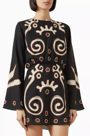 Loura Printed Mini Dress