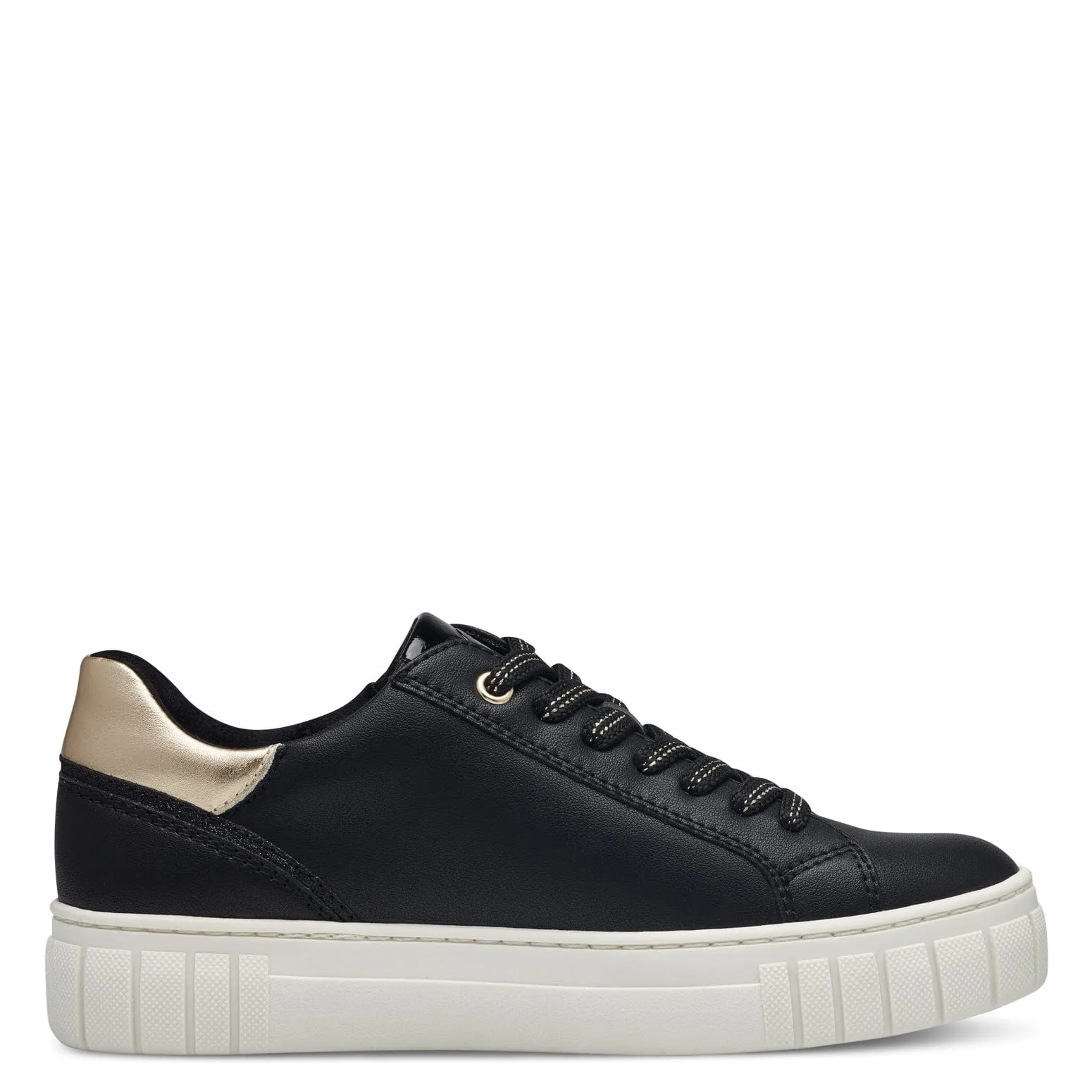 Marco Tozzi Womens Black Comb Casual Shoe  2-23701-42