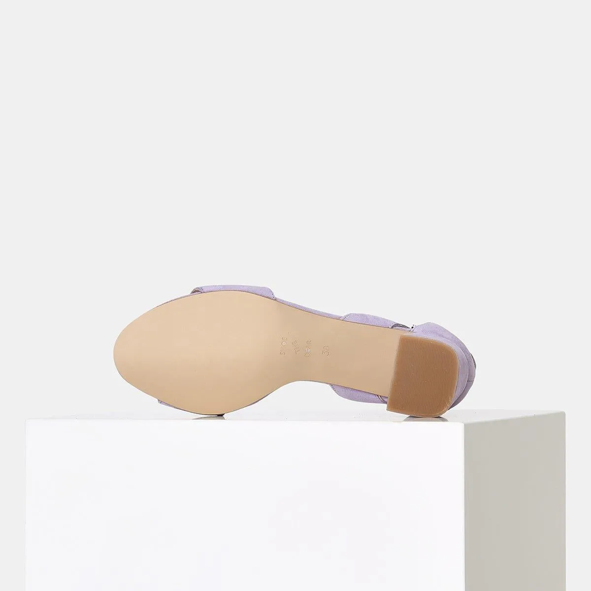 May Heeled Sandal (Lilac)