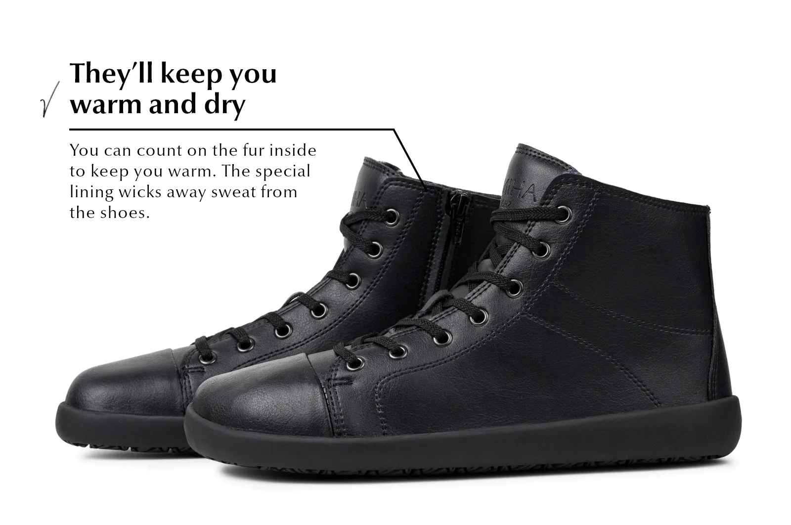 Men's Comfort winter sneakers Tara Winter 2.0 black