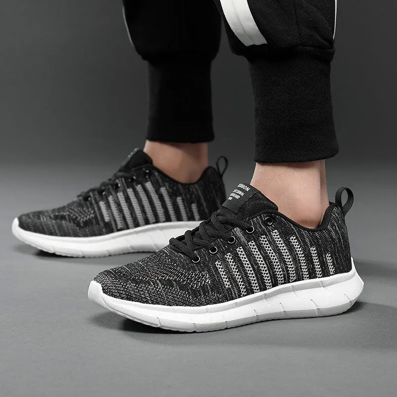Men's Summer Breathable Sneakers - Lightweight Non-Slip Sports Casual Shoes