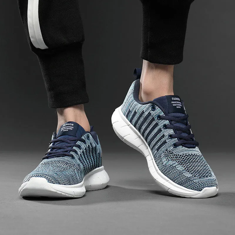 Men's Summer Breathable Sneakers - Lightweight Non-Slip Sports Casual Shoes