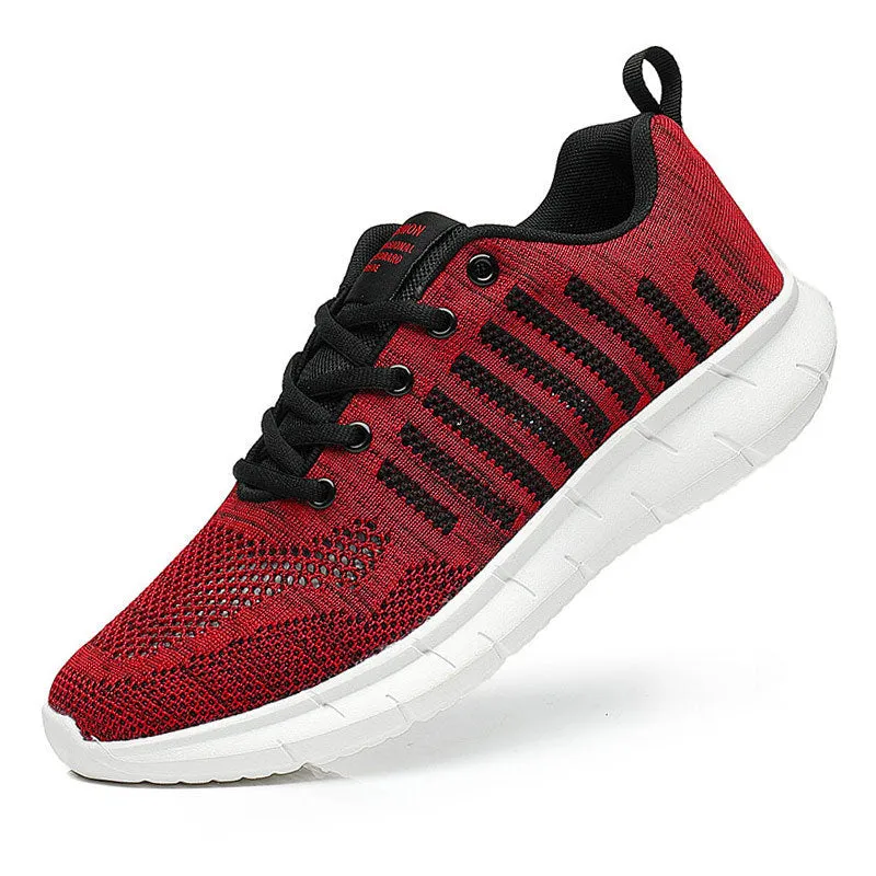 Men's Summer Breathable Sneakers - Lightweight Non-Slip Sports Casual Shoes